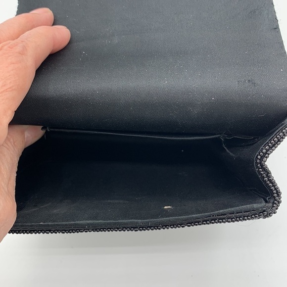 Small Vintage Beaded Clutch, no strap, good condition, unbranded - Picture 3 of 6